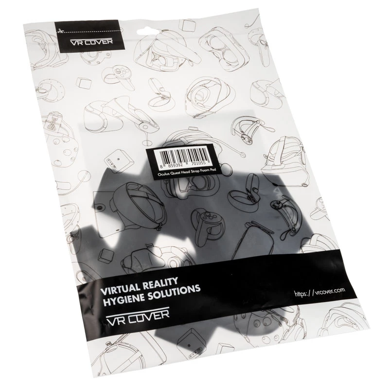 Hihna Head-Mounted-Displayille VR Cover VRCOQHSF — musta vaahtomuovi, 1 kpl