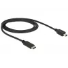 USB-kaapeli DeLOCK 83603 USB 2.0 1 m USB C Mini-USB B musta