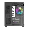 Tietokonekotelo DarkFlash B275 PRO (musta) 6 esiasennetulla tuulettimella