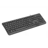 NATEC NÄPPÄIMISTÖ TROUT SLIM USB, US-LAYOUT, MUSTA
