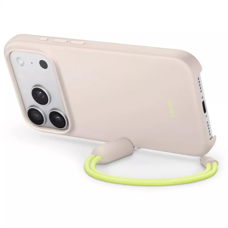 Kickstand-kuori Apple iPhone 17 Pro MagSafe Camera Control Lime Stone