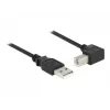 USB-kaapeli DeLOCK 0,5 m USB 2.0-A USB 2.0-B musta