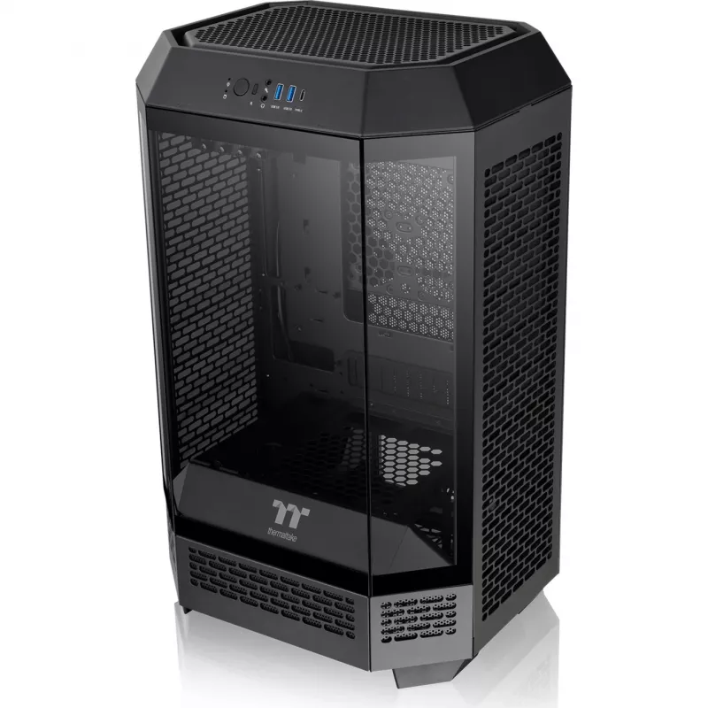 Thermaltake The Tower 300 Black Micro Tower Tempered Glass PC Gaming -kotelo