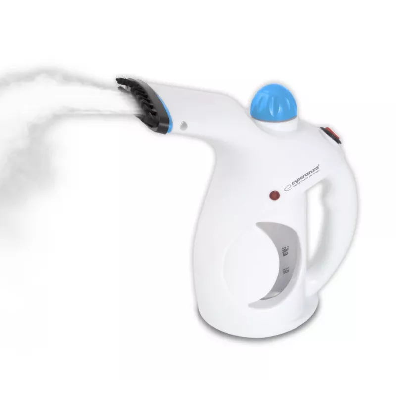 Käsikäyttöinen höyrytin ESPERANZA EHI006 — 800 W, 15 g/min höyry, 0,2 L säiliö, 1,5 m kaapeli, musta
