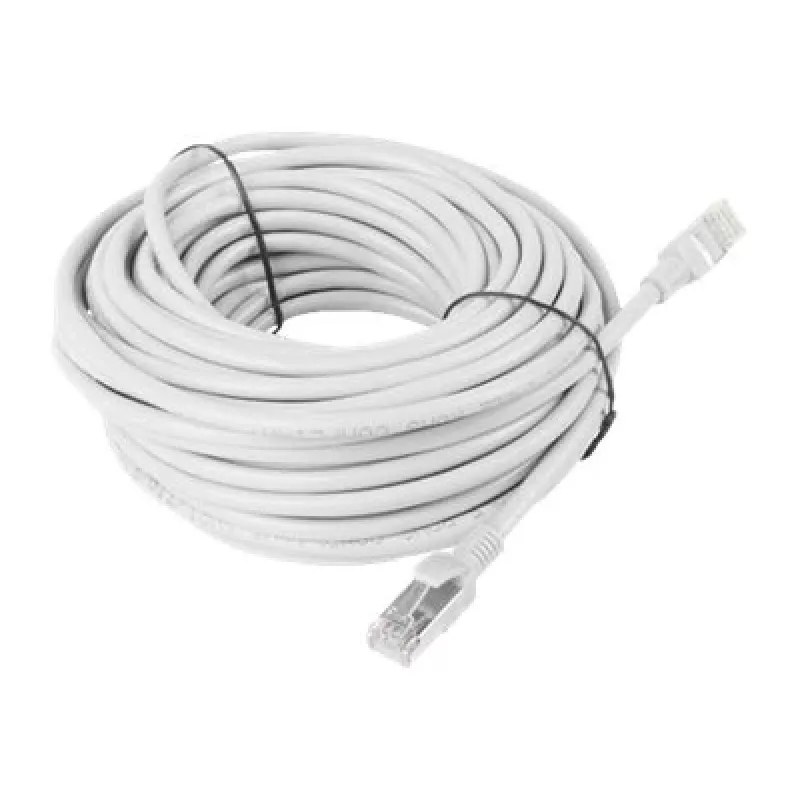 LANBERG Cat5e U/UTP RJ-45 patch-kaapeli PCU5-10CC-1500-S, 15 m, harmaa, CCA, 26 AWG, 100 MHz