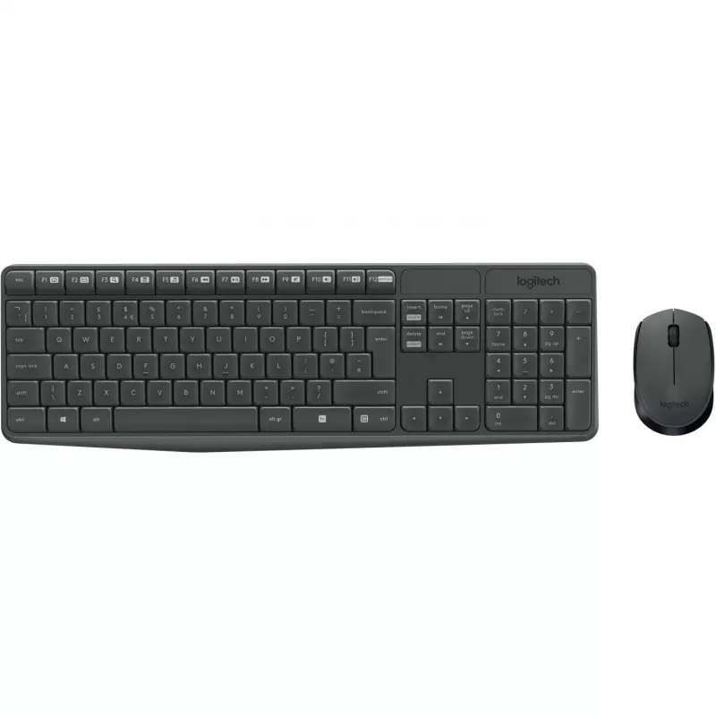 Logitech MK235 - näppäimistö-hiiri-sarja - langaton