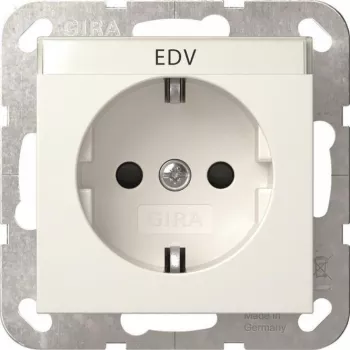 Schuko-pistorasia Gira System 55 Re 446203, uppoasennus, maadoitettu