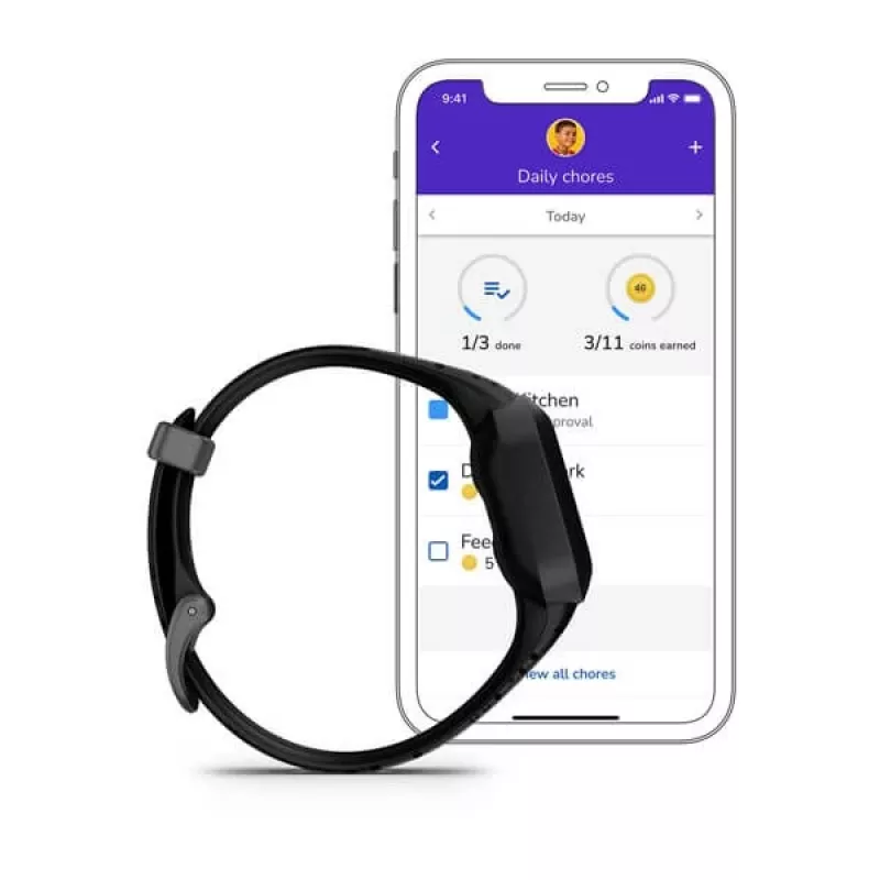 Garmin Vivofit Jr. 3 MIP ranneke-aktiivisuusranneke 1,4 cm (0,55 inch) musta