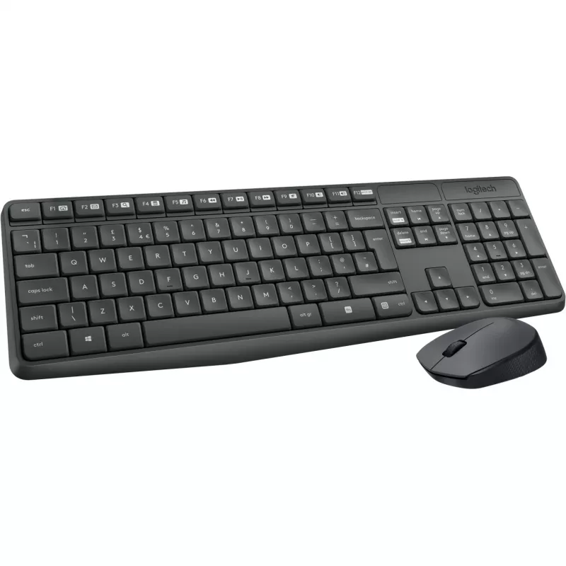 Logitech MK235 - näppäimistö-hiiri-sarja - langaton