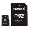 MUISTI MICRO SDHC 8GB C10/W/ADAPTER 3413460 INTENSO
