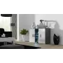 Cama Sideboard 120 cm SOHO S7 harmaa/valkoinen kiiltävä