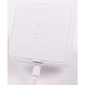 Virallinen valkoinen Raspberry Pi 5,1 A/3 A virtalähde, valkoinen, Bulk