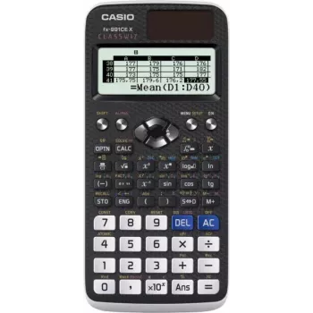 CASIO laskin tieteellinen FX 991CEX ClassWiz musta, 12-numeroinen näyttö