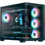 Tornikotelon AEROCOOL P500C EVO-G-BK-v1 2 karkaistulla sivupaneelilla, musta