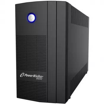 PowerWalker Basic VI 1000 SB Line-Interactive 1000VA 3AC-lähtöä Tower musta keskeytymätön virransyöttö (UPS) (10121068)