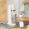 Brita sodaTRIO 1046735 hiilihapotuspullo, ruostumaton teräs, 1 l, valkoinen