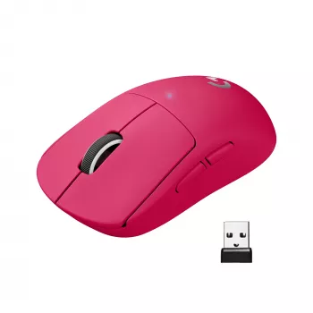 Logitech PRO X SUPERLIGHT langaton hiiri magenta hiiri (910-005957)