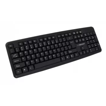 Langallinen näppäimistö ESPERANZA EK134 Full-Size 100 % USB, musta, 1,45 m kaapeli