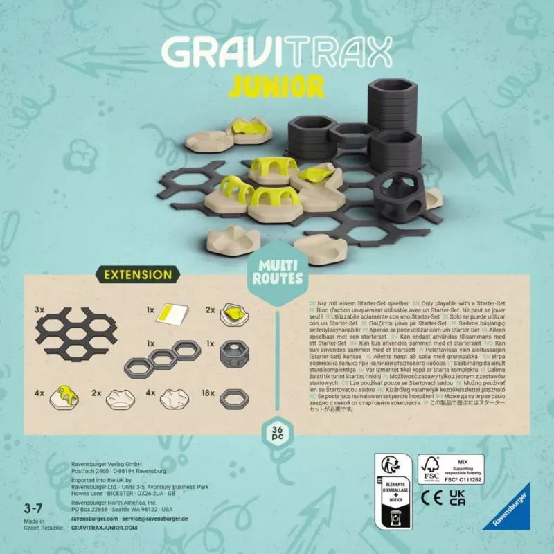 GraviTrax Junior -laajennus Useita ratoja, rata