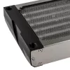 Jäähdytin Aqua-Computer airplex radical 2/480 — alumiini/kupari/ruostumaton teräs, 520×140×40 mm