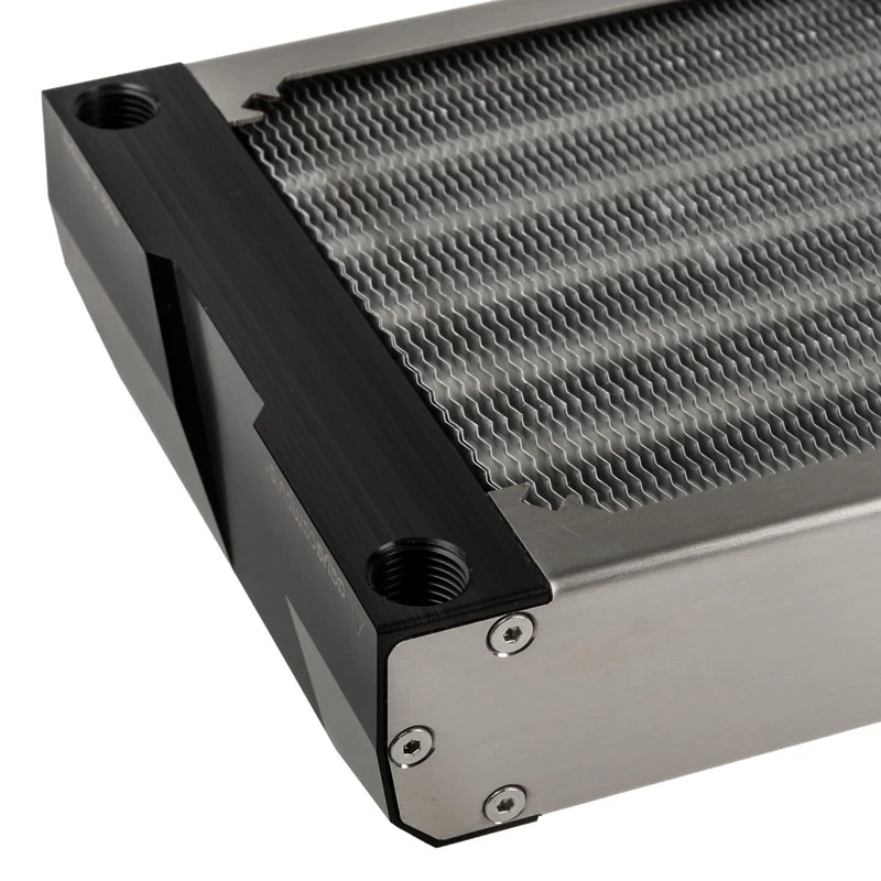 Jäähdytin Aqua-Computer airplex radical 2/480 — alumiini/kupari/ruostumaton teräs, 520×140×40 mm