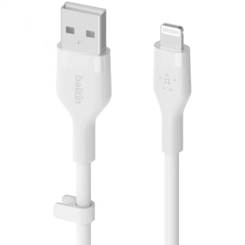 Kaapeli Belkin Cbl Scicone USB-A LTG 2M blc valkoinen USB A USB C Lightning