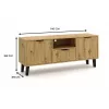 RTV SCANDI 2D1S ohut ARTISAN OAK
