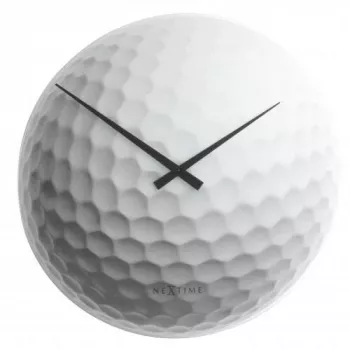 NeXtime kello 8806 Tiger, Ø30 cm, seinäkello, valkoinen