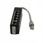 Synergy 21 S215232 - RJ45 - RJ45 - 0,15 m - musta - harmaa