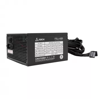ATX-virtalähde SBOX PSU-400-2 400W lähtöteho, ATX-muototekijä
