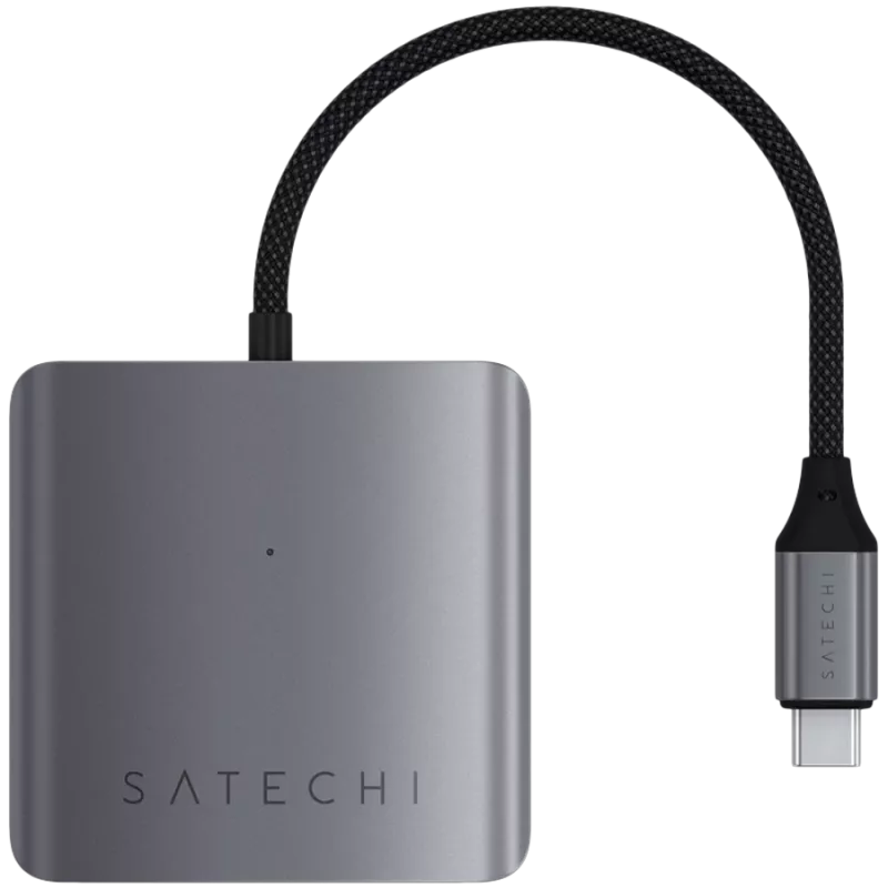 Satechi-keskitin Power Delivery -tuella, 4 x USB-C 3.2