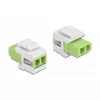 Keystone-moduuli LC Duplex -liitin LC Duplex -liittimeen DeLOCK 86816