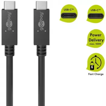 Goobay 49254 USB-kaapeli musta