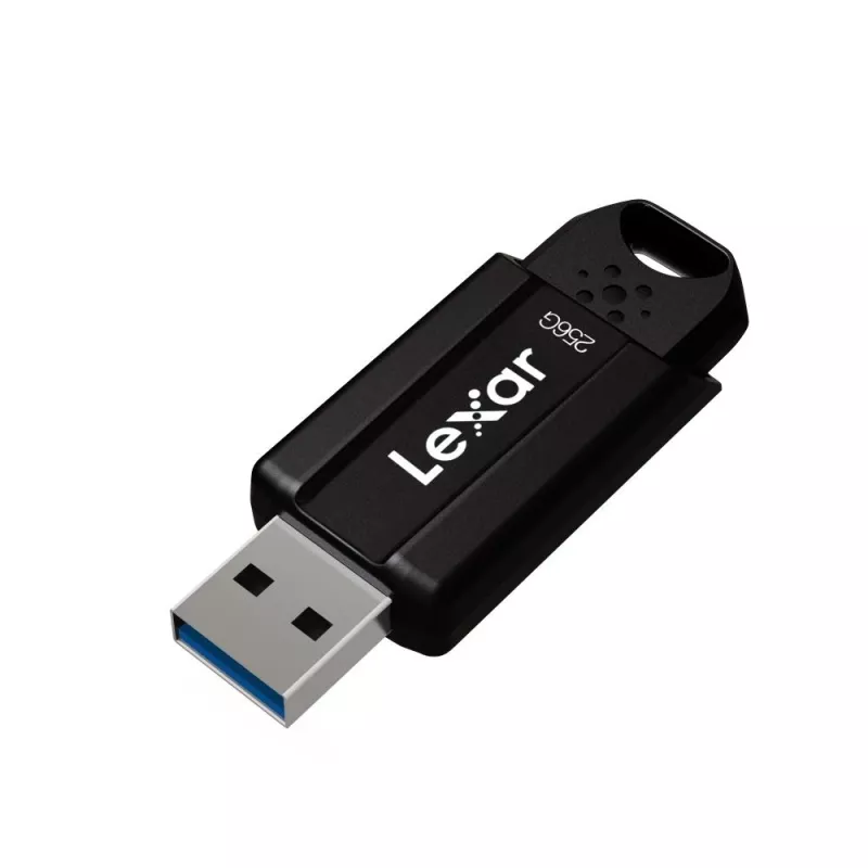 USB-muistitikku Lexar JumpDrive S80 256 GB, USB Type-A, USB 3.2 Gen 1, musta, 20 g