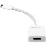 USB-adapteri, USB-C-uros > DisplayPort-naaras (valkoinen, 11 cm)