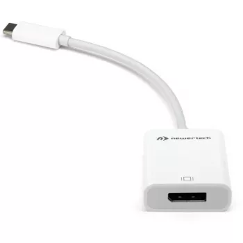 USB-adapteri, USB-C-uros > DisplayPort-naaras (valkoinen, 11 cm)