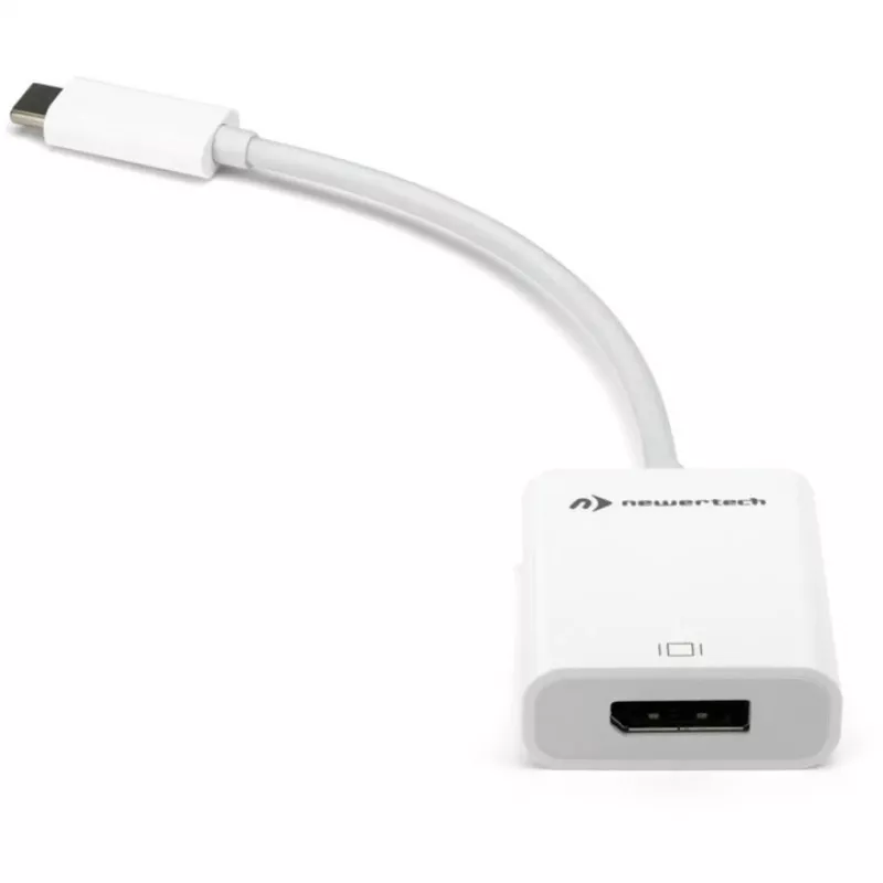 USB-adapteri, USB-C-uros > DisplayPort-naaras (valkoinen, 11 cm)