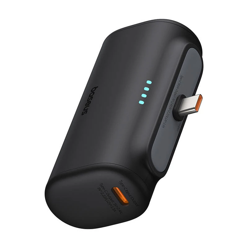 Baseus Compact P10068306113-00 litiumioniakku varavirtalähde 5000 mAh musta