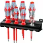 Wera 3160 i/7 Rack 05022728001 VDE-ruuvitalttasarja 7 kpl kärki ura/ristipää-PH (05022728001)
