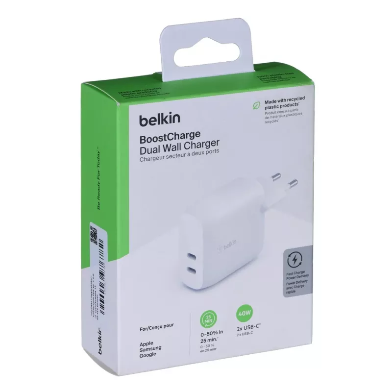 Belkin WCB006VFWH laturi mobiililaitteille älypuhelin, tabletti valkoinen AC sisäkäyttöön