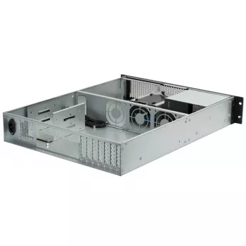 SilverStone RM23-502 rack-asennettava palvelinkotelo, ATX, USB 3.0 - 2U - musta