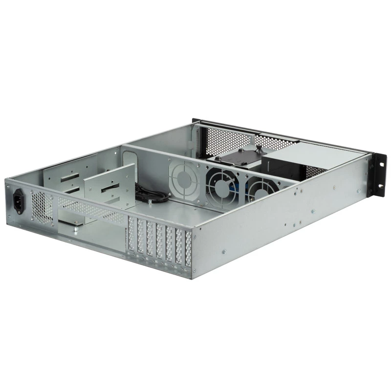SilverStone RM23-502 rack-asennettava palvelinkotelo, ATX, USB 3.0 - 2U - musta