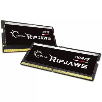 SO-DIMM 64 GB DDR5-4800 (2x 32 GB) Dual-kit, muisti musta, F5-4800S4039A32GX2-RS, Ripjaws