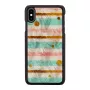 iKins älypuhelimen suojakotelo iPhone XS Max — Pop Mint musta, kova kuori korotetuin reunein