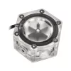 Virtausmittari BitsPower Hexagon Flow Indicator-RGB BP-HFI-RGB — RGB-valaistus, kuusikulmainen muotoilu