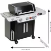 Weber-grilli Genesis puusta (MDF), leikkikeittiö musta/harmaa