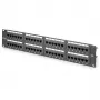 DIGITUS - kytkentäpaneeli - RJ-45 x 48 - harmaa, RAL 7035 - 2U - 48 porttia (DN-91648U)