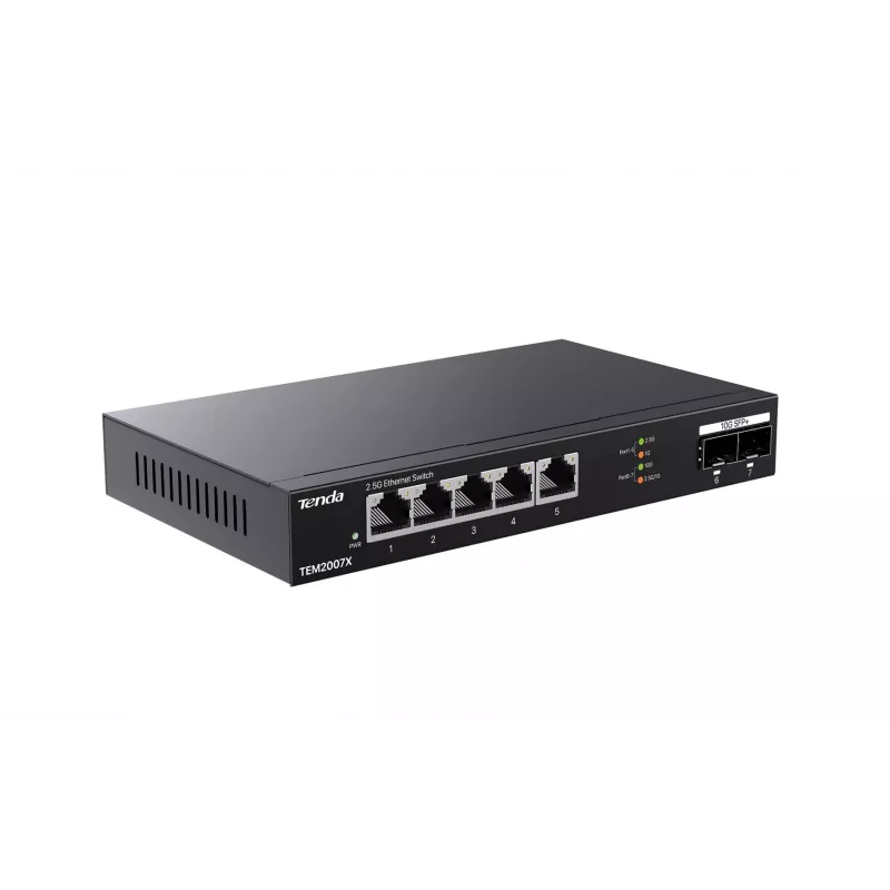 Tenda TEM2007X verkkokytkin 2.5G Ethernet 5 porttia
