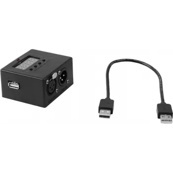 DMX-liitäntä EUROLITE PFE-50 (malli 40001815) USB-virralla toimiva DMX-ohjainliitäntä