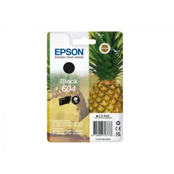 Epson 604 mustekasetti 1 kpl alkuperäinen vakiokapasiteetti musta